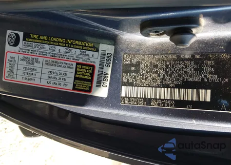 2007 Toyota Sienna Le из США, поврежденный, VIN 5TDZK23C27S085773